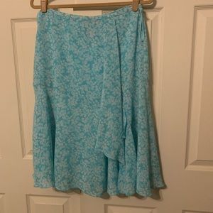 Oscar de la renta floral skirt size 6